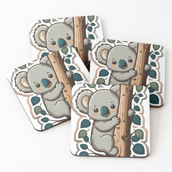 Item preview, Cute Tree Adorer l Koala, sticker, t-shirt, phone case and more. designed and sold by Artsynator.