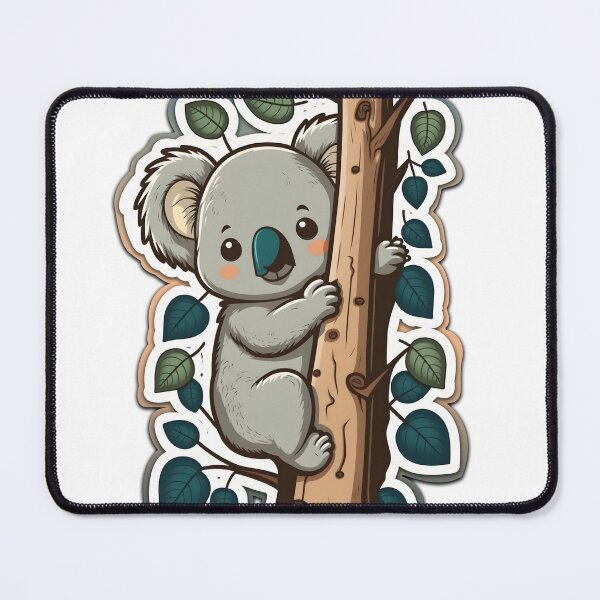 Item preview, Cute Tree Adorer l Koala, sticker, t-shirt, phone case and more. designed and sold by Artsynator.