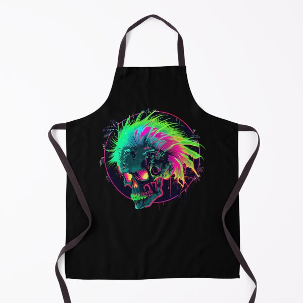 Item preview, Neon Luminous Scary Skull designed and sold by ShadowAndSlate.