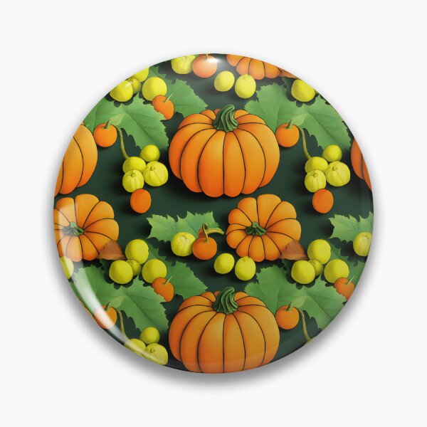 Item preview, Pumpkin and grapes pattern  designed and sold by AI Creations ⭐⭐⭐⭐⭐.