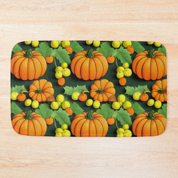 Item preview, Pumpkin and grapes pattern  designed and sold by AI Creations ⭐⭐⭐⭐⭐.