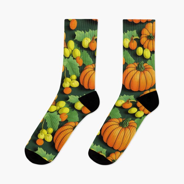Item preview, Pumpkin and grapes pattern  designed and sold by AI Creations ⭐⭐⭐⭐⭐.