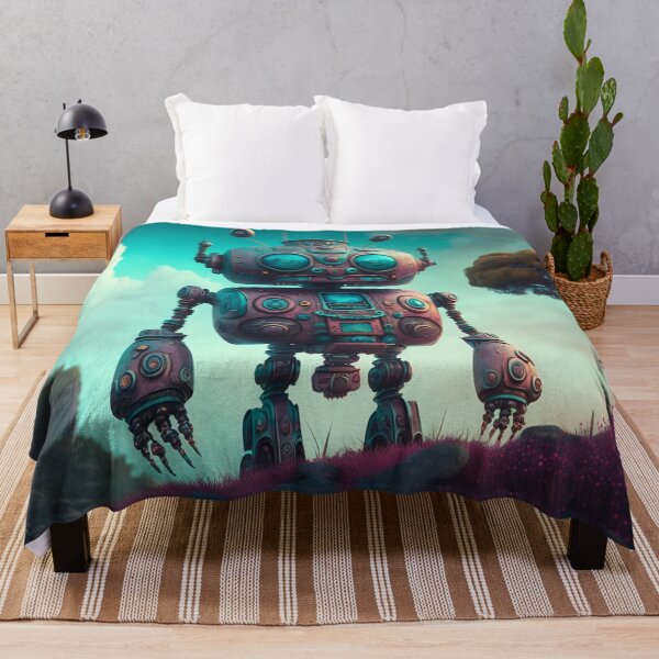 Item preview, lofi robot designed and sold by DreamscapesAI.