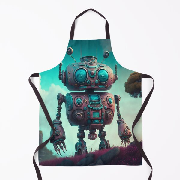 Item preview, lofi robot designed and sold by DreamscapesAI.