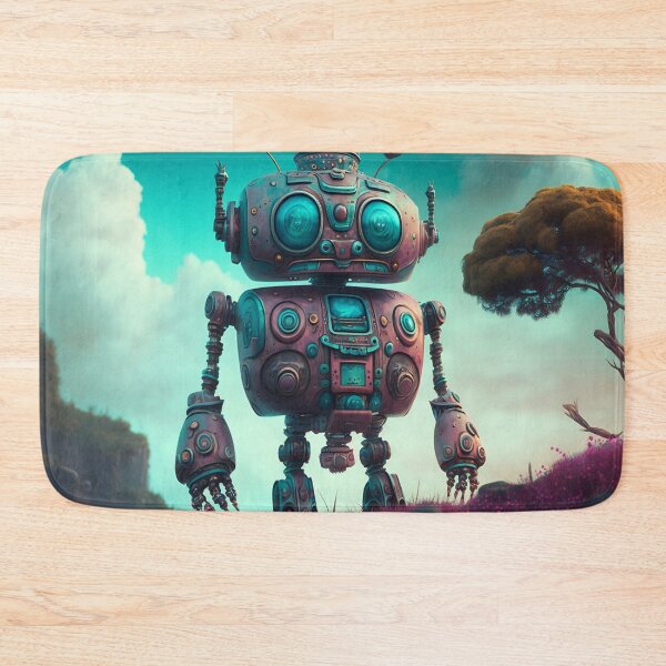 Item preview, lofi robot designed and sold by DreamscapesAI.