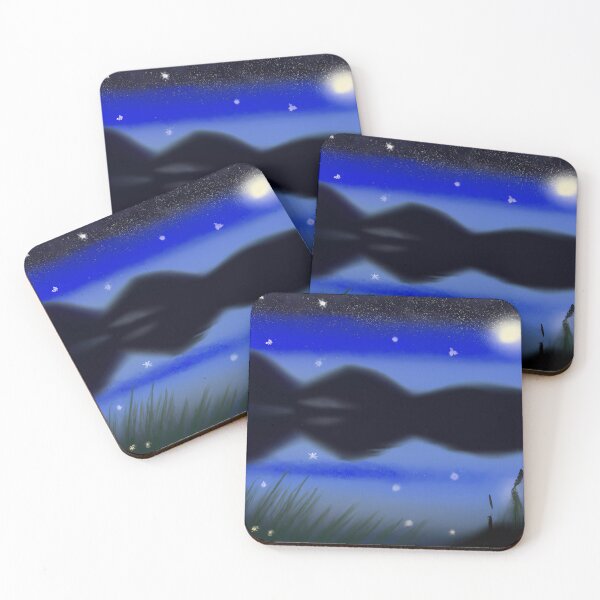 Item preview, Lake with moonlight designed and sold by Helleradi.