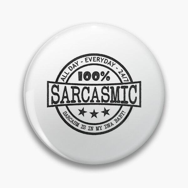 Item preview, Sarcasm is in My DNA Baby | Funny Quote Design designed and sold by RedArtsDesign.
