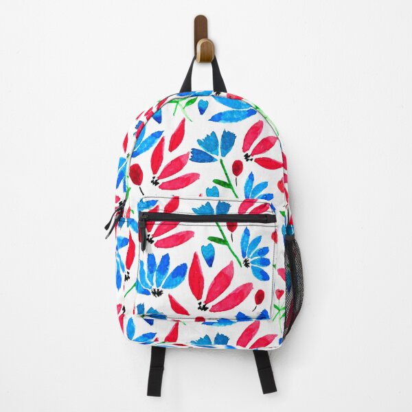 Item preview, Cute Blue Red Spring Pattern designed and sold by ElizabethCoelho.
