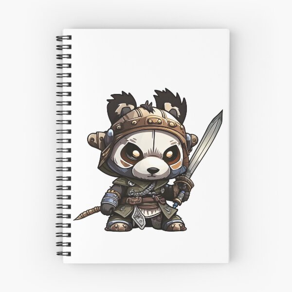 Item preview, Chibi Warrior Panda designed and sold by ToxicDisign.