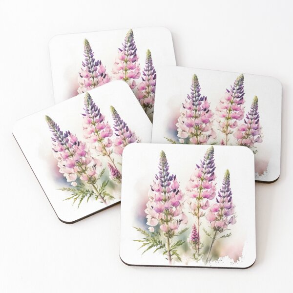 Artikelvorschau, Pink Lupine Flowers entworfen und verkauft von Vanover Designs.