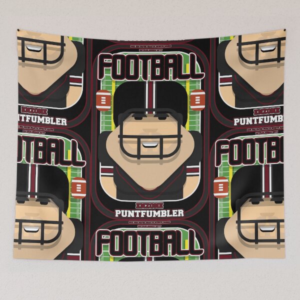 Item preview, American Football Black and Maroon - Enzone Puntfumbler - Victor version designed and sold by boxedspaper.