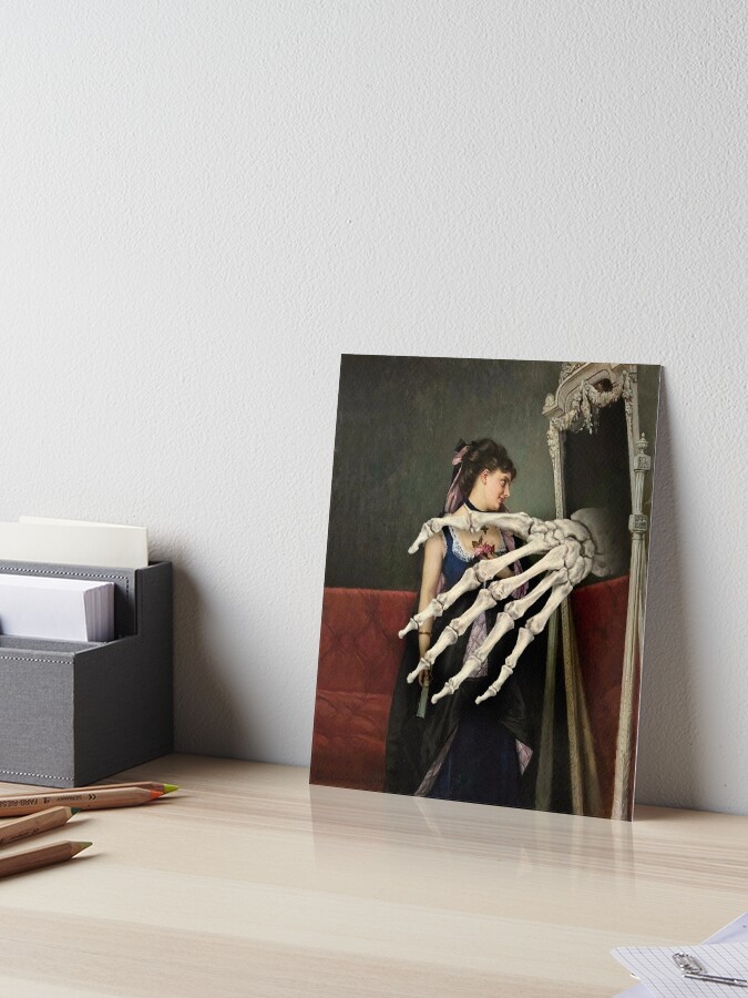 Thumbnail 1 of 2, Art Board Print, CROSSING THROUGH THE DARK designed and sold by Welderwings.