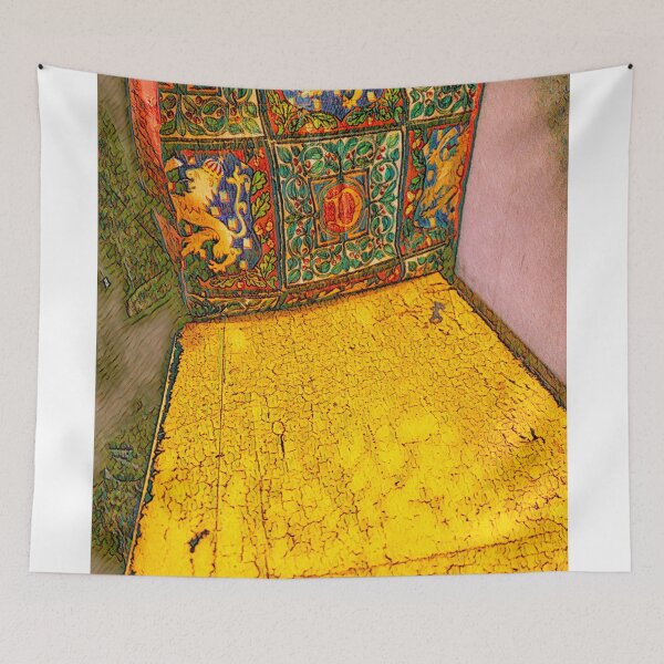 Item preview, Yellow cupboard with bag Impressionist style designed and sold by Photopat.
