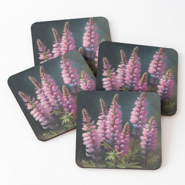 Item preview, Pink Lupine Flowers  designed and sold by Vanover Designs.