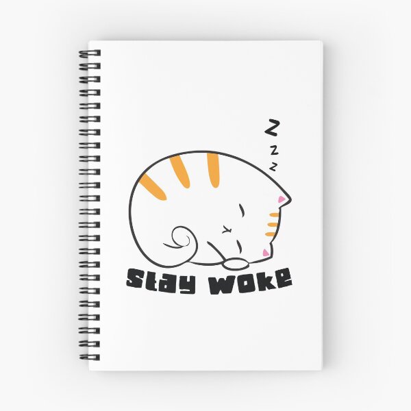 Item preview, Stay Woke Cat designed and sold by LemonRindDesign.