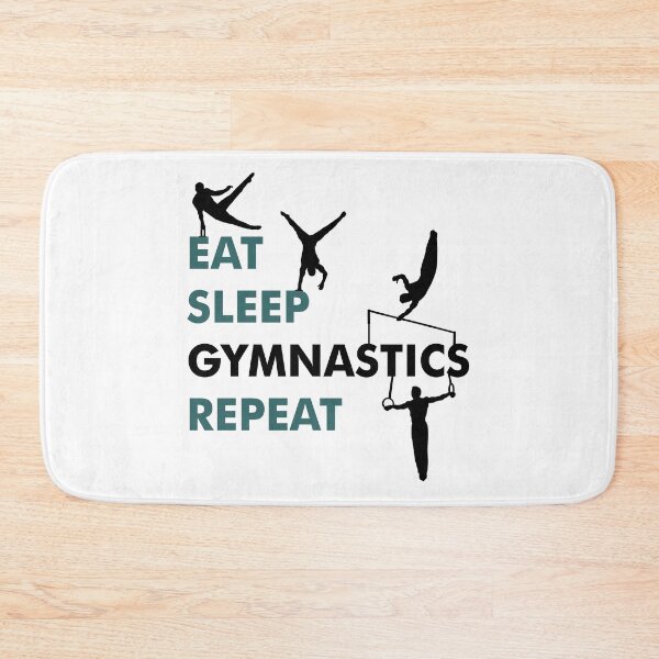 Item preview, Eat, sleep, gymnastics, repeat - gymnastics, gymnasts designed and sold by claudiasartwork.