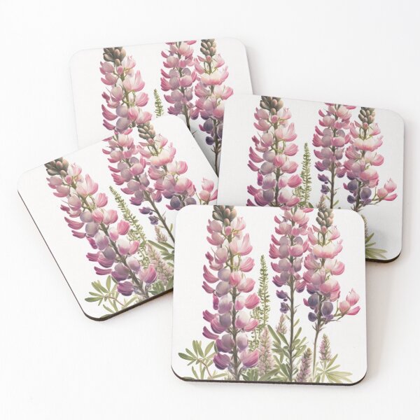 Item preview, Pink Lupine Flowers  designed and sold by Vanover Designs.