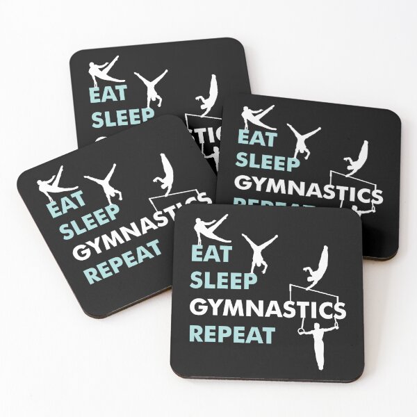 Item preview, Eat, sleep, gymnastics, repeat - gymnastics, gymnasts designed and sold by claudiasartwork.