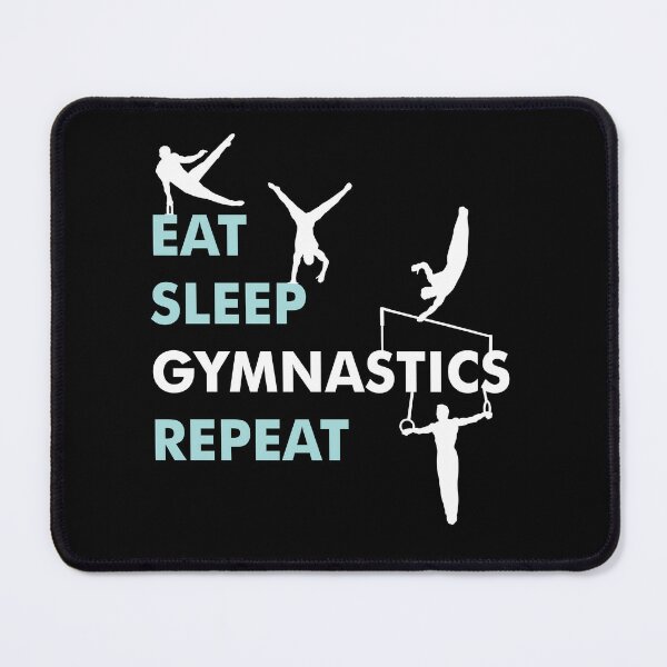 Item preview, Eat, sleep, gymnastics, repeat - gymnastics, gymnasts designed and sold by claudiasartwork.