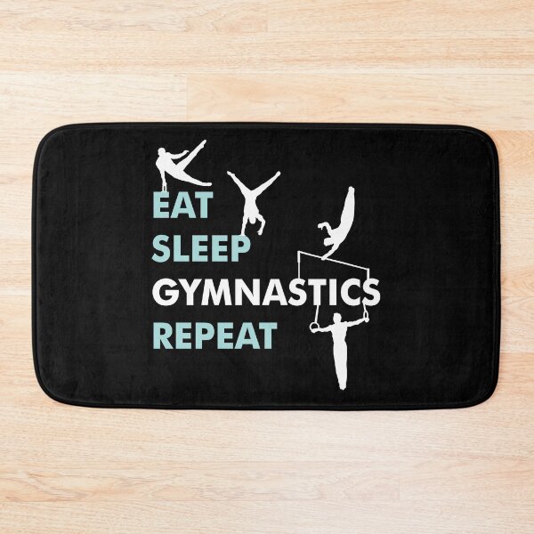 Item preview, Eat, sleep, gymnastics, repeat - gymnastics, gymnasts designed and sold by claudiasartwork.