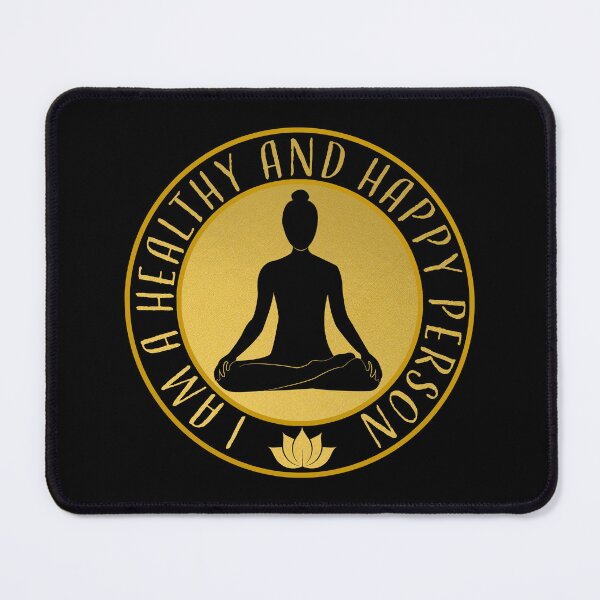 Item preview, Yoga - I am a healthy and happy person designed and sold by Totalthrive.