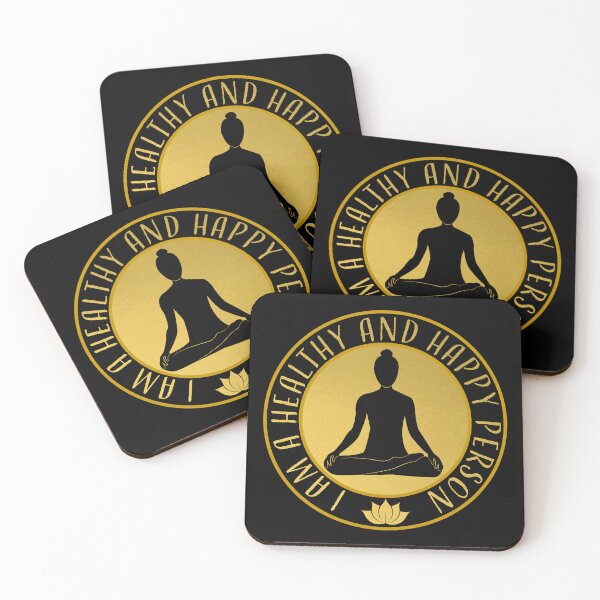 Item preview, Yoga - I am a healthy and happy person designed and sold by Totalthrive.