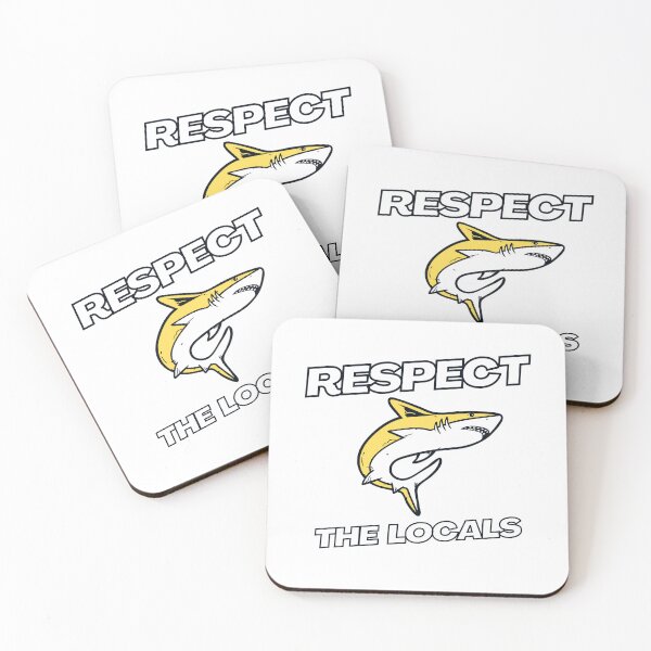 Item preview, Respect The Locals Shark designed and sold by woshgo.