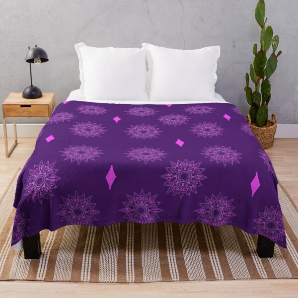 Item preview, Flower patterns purple on purple  designed and sold by Chaoticzarts.