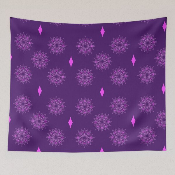 Item preview, Flower patterns purple on purple  designed and sold by Chaoticzarts.