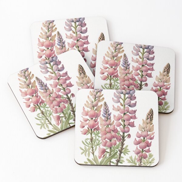 Artikelvorschau, Pink Lupine Flowers entworfen und verkauft von Vanover Designs.