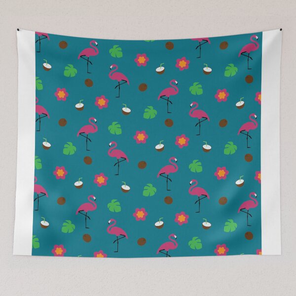 Item preview, Flamingo tropical pattern designed and sold by patrycjadesign.