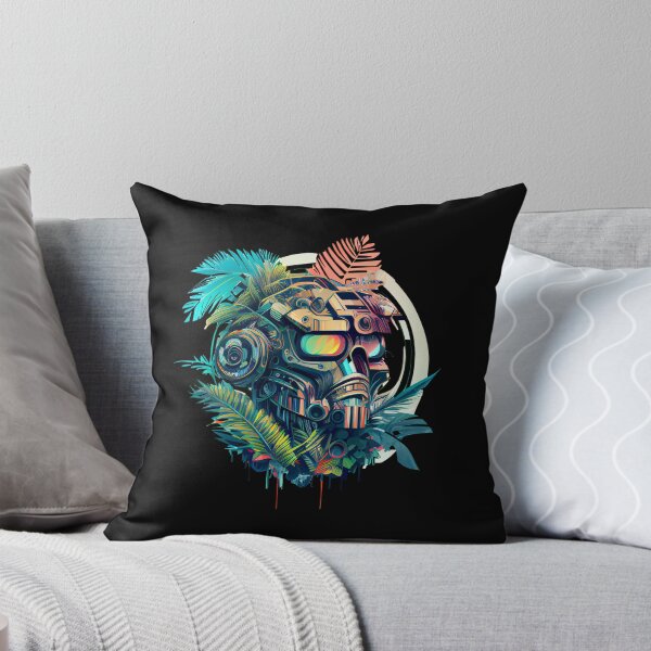 Item preview, Tropical Robot in Leaves  designed and sold by ShadowAndSlate.
