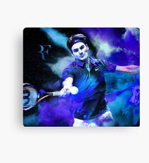 Lienzo Roger Federer Blue