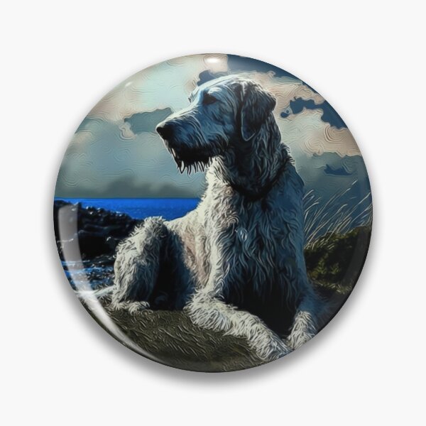 Item preview, Irish Wolfhound Pride of Ireland designed and sold by Sketchy Business.