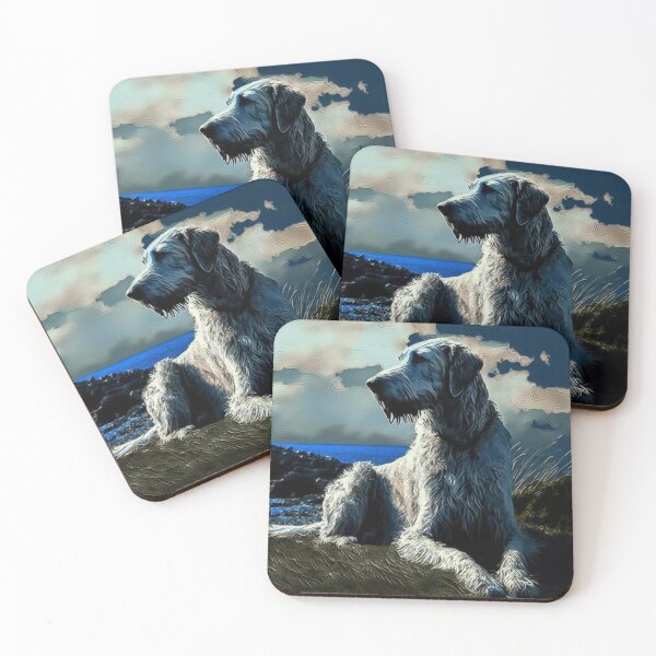Item preview, Irish Wolfhound Pride of Ireland designed and sold by Sketchy Business.