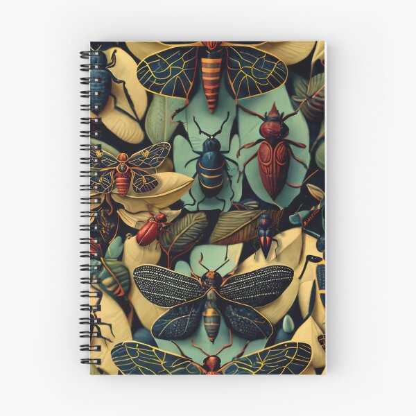 Item preview, Moths and Insects repeating pattern designed and sold by Salocin.