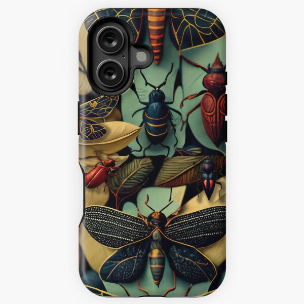 Vista previa del artículo con la obra «Patrón repetitivo de polillas e insectos», diseñado y vendido por Salocin.