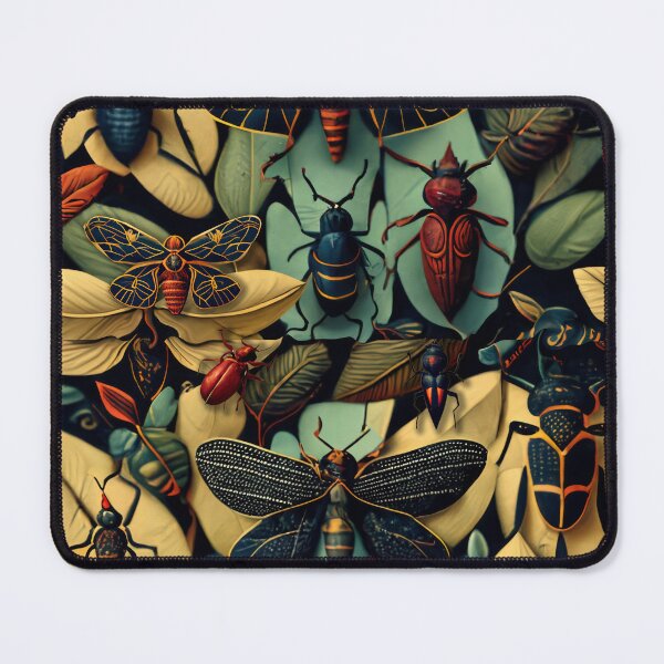 Item preview, Moths and Insects repeating pattern designed and sold by Salocin.