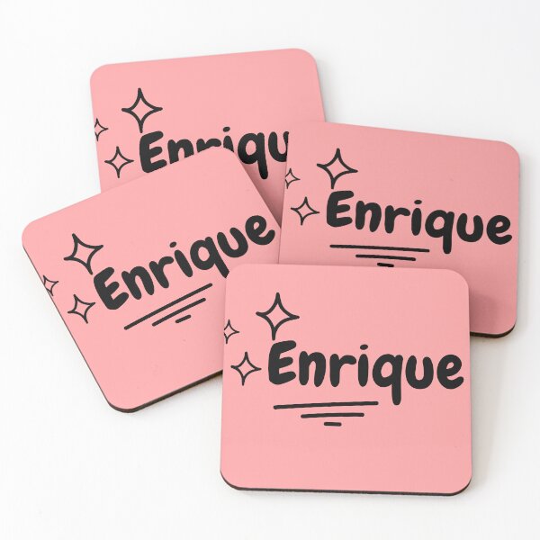 Item preview, Enrique - Singer & Music Composer Follower Pink designed and sold by 743Designs.