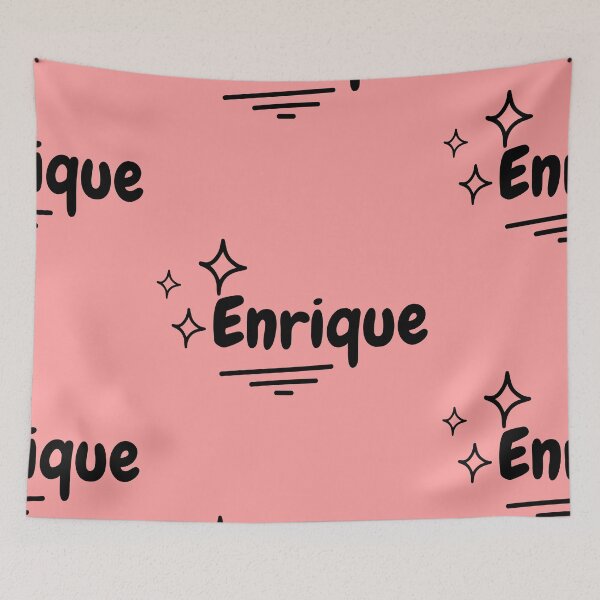 Item preview, Enrique - Singer & Music Composer Follower Pink designed and sold by 743Designs.