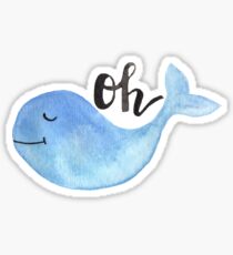 Oh Whale Sticker