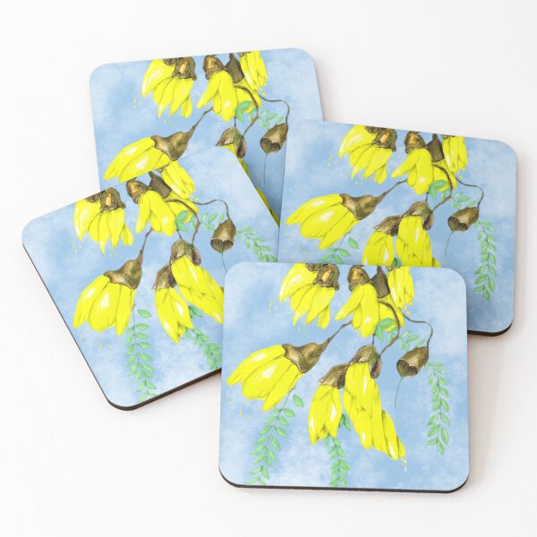Item preview, kowhai on clouds designed and sold by carole hirst.