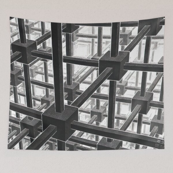 Item preview, Escher - Cubic space division designed and sold by funnypixels.