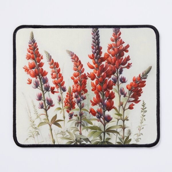 Item preview, Red Lupine Flowers designed and sold by Vanover Designs.