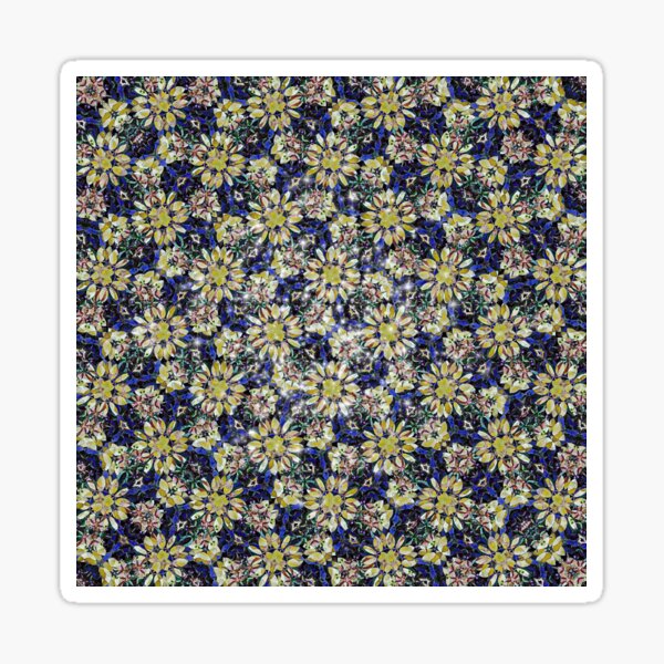 Petite Foliage: A Set of Overlaid Small Leaf Patterns Sticker