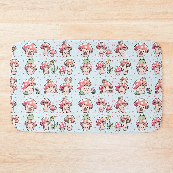 Item preview, Cute cartoon mushrooms with friends  designed and sold by Yarafantasyart.