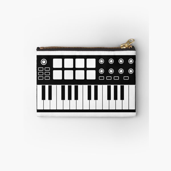 Artikelvorschau, DJ Keyboard Midi Plattenspieler Technik Dee Jay Decks Hip Hop Lustiges T-Shirt entworfen und verkauft von LD ART.