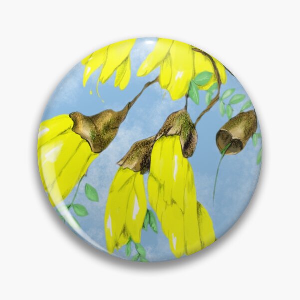 Item preview, kowhai on clouds designed and sold by carole hirst.