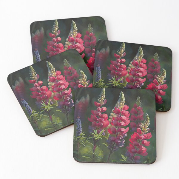 Item preview, Red Lupine Flowers  designed and sold by Vanover Designs.