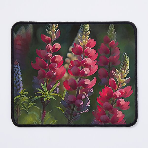 Item preview, Red Lupine Flowers designed and sold by Vanover Designs.